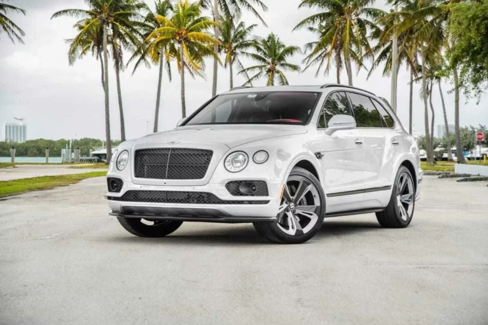 Rent Bentley Bentayga  Grey 2019 in Miami