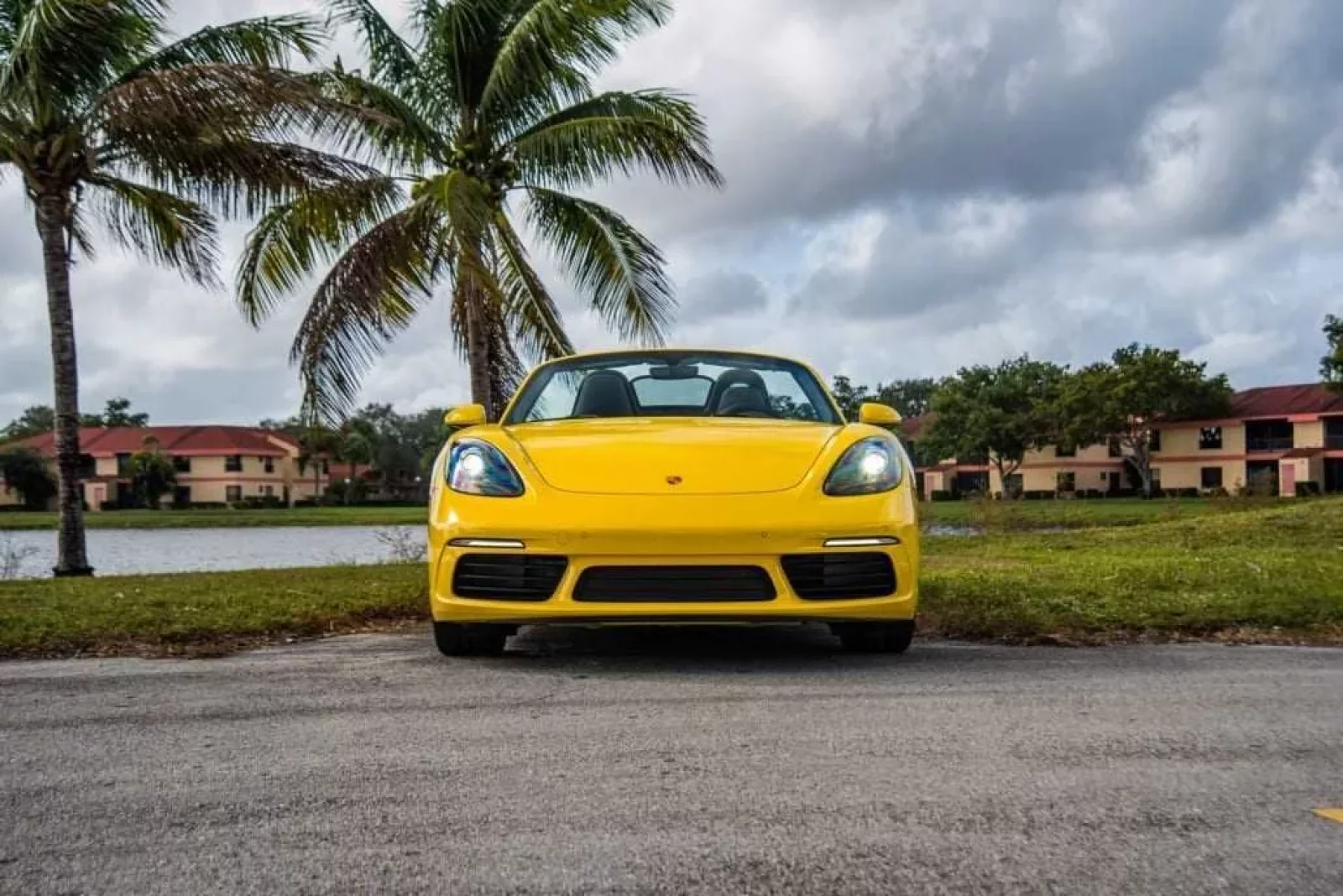 Rent Porsche Boxster  Yellow 2019 in Miami