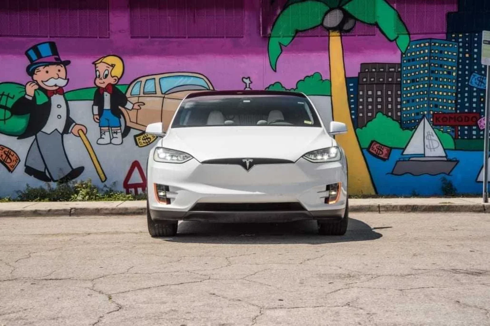 Affitto Tesla Model X  Bianco 2020 in Miami