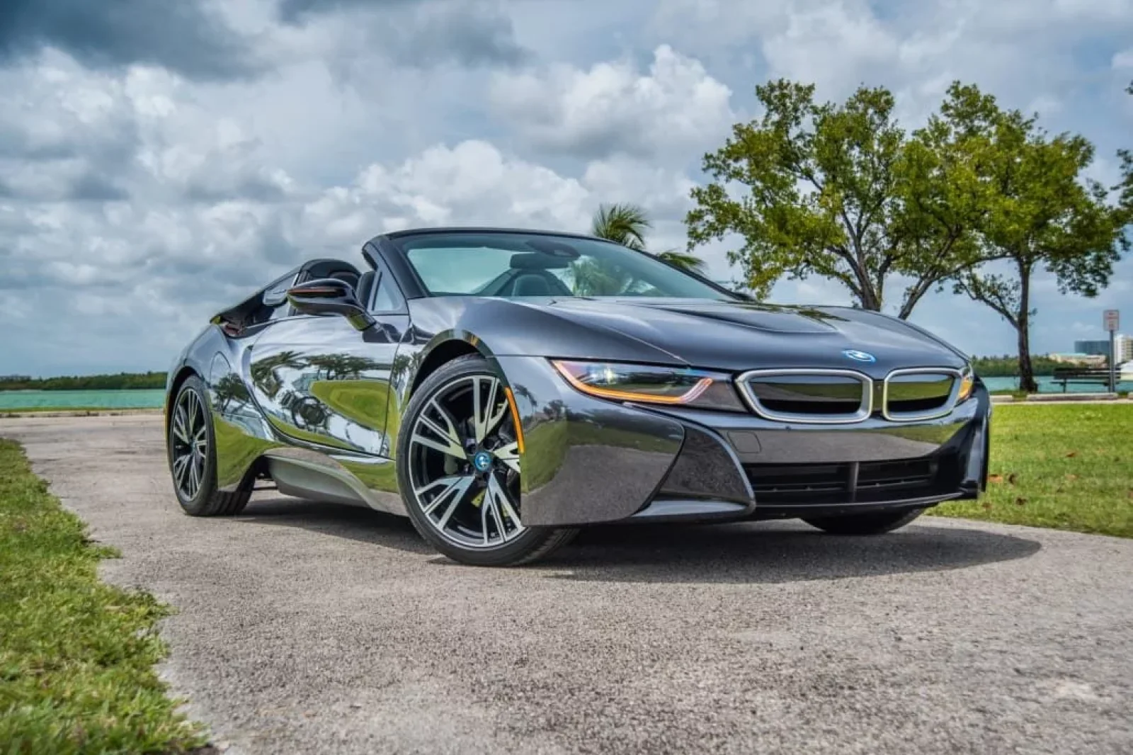 Loyer BMW i8 Roadster Gris 2019 en Miami