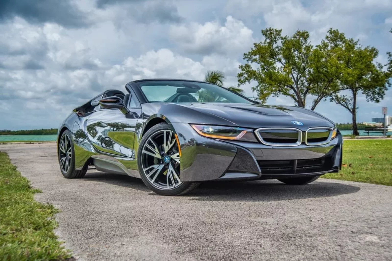 Rent BMW i8 Roadster Grey 2019 in Miami