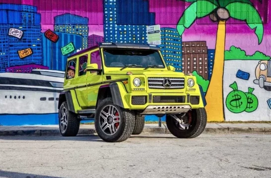 Mercedes-Benz G-Class G550 4x4 Yellow 2018