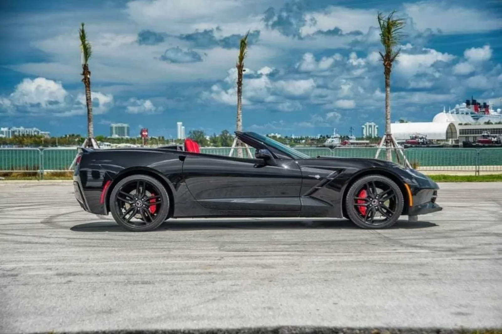 Rent Chevrolet Corvette Grand Sport Black 2019 in Miami