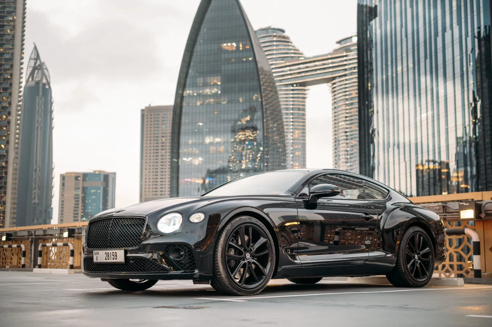 Rent Bentley Continental GT Convertible Black 2019 in Dubai