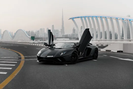Lamborghini Aventador S Roadster Black 2019
