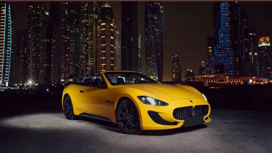 Maserati GranTurismo Sport Cabrio Yellow 2018