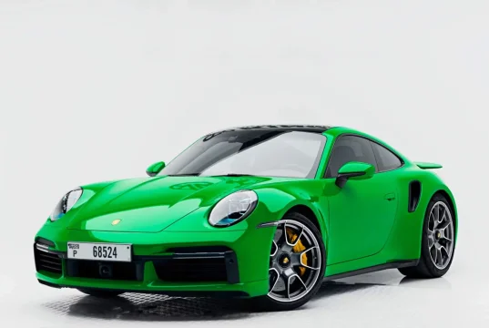 Porsche 911 Turbo S Green 2022