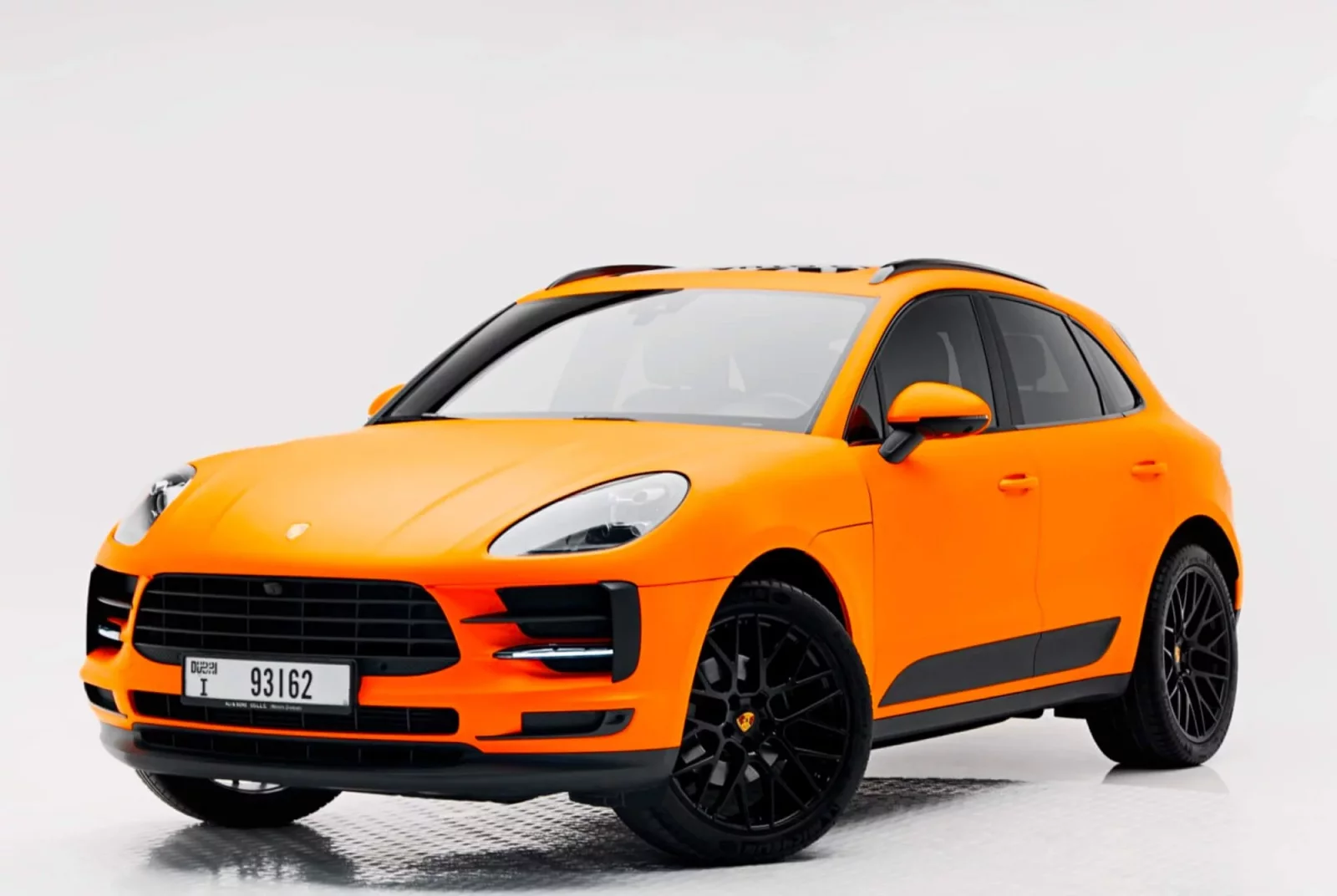 Rent Porsche Macan  Orange 2021 in Dubai
