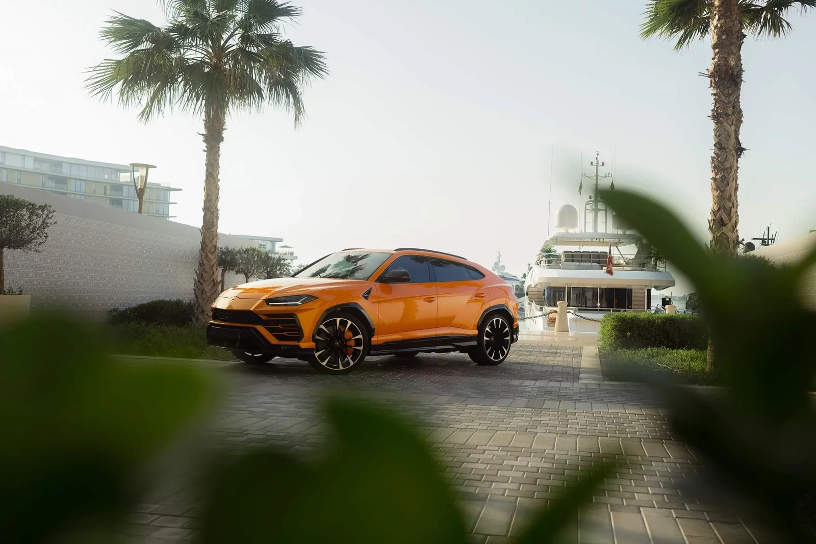 Rent Lamborghini Urus  Orange 2021 in Dubai