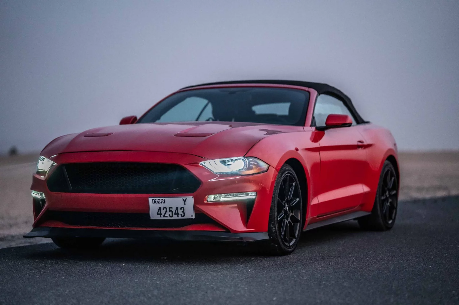 Rent Ford Mustang  Red 2020 in Dubai