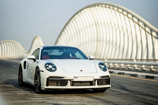 Porsche 911 Turbo S White 2020