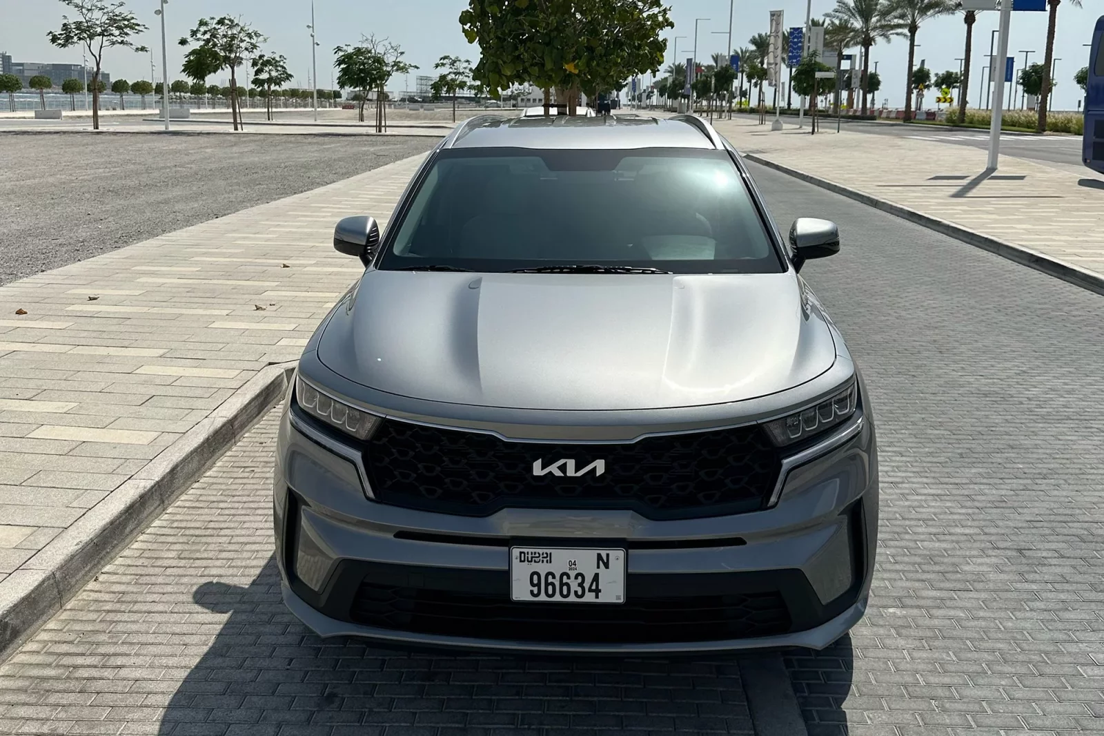 Rent Kia Sorento  Grey 2023 in Dubai