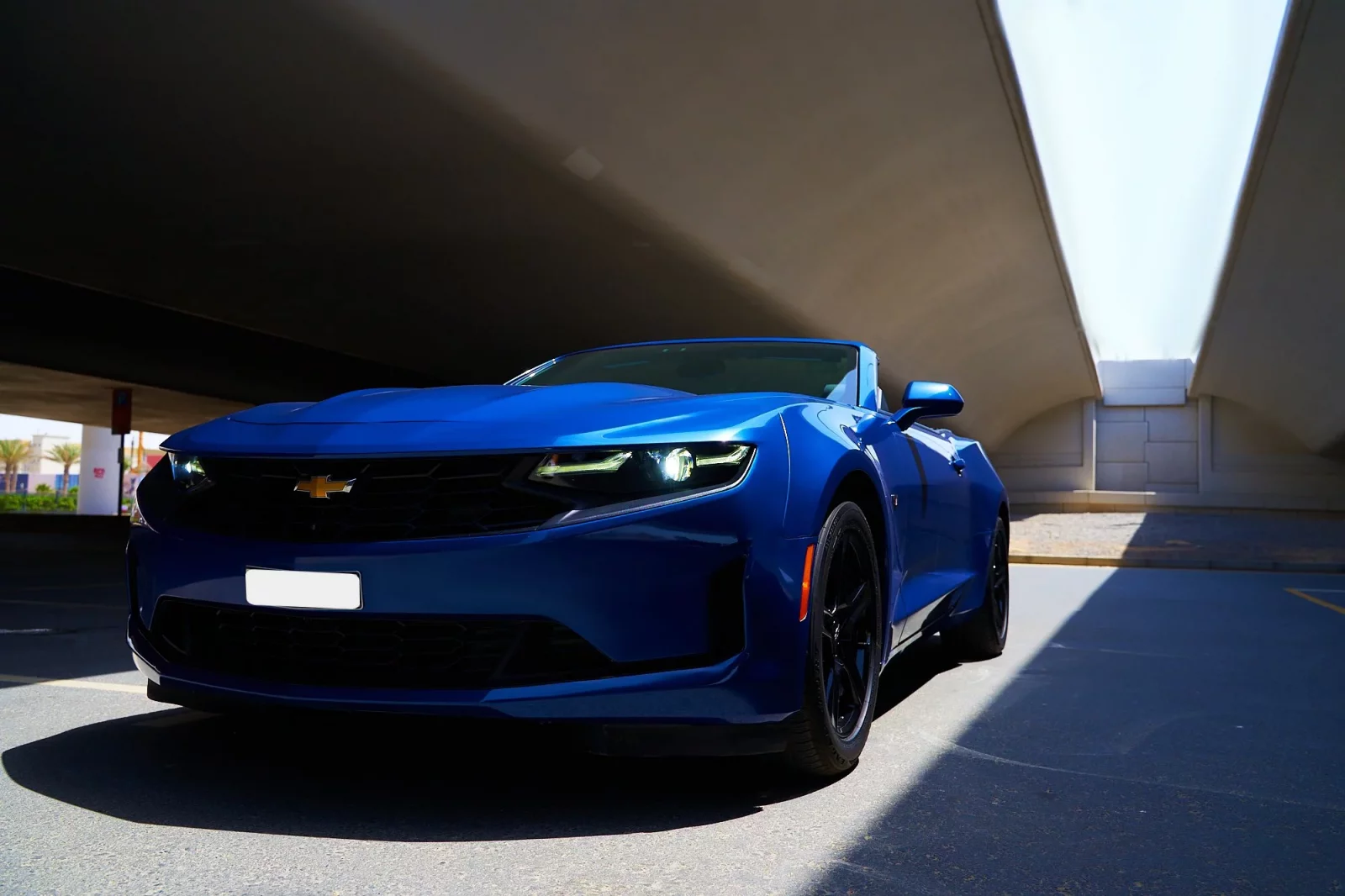 Rent Chevrolet Camaro  Blue 2022 in Dubai