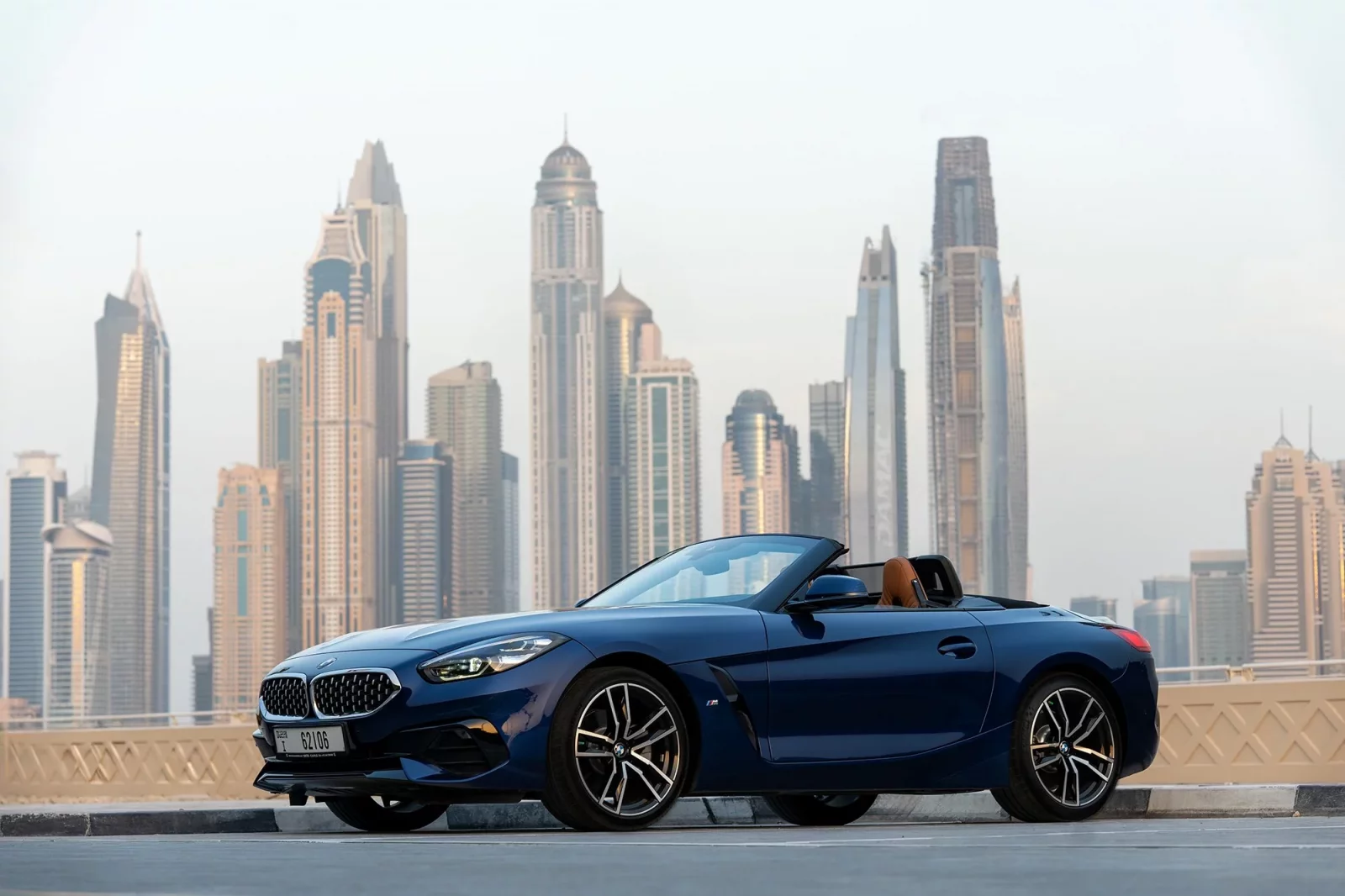 Rent BMW Z4  Blue 2022 in Dubai