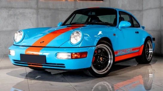 Porsche 911 964 Blue 1991