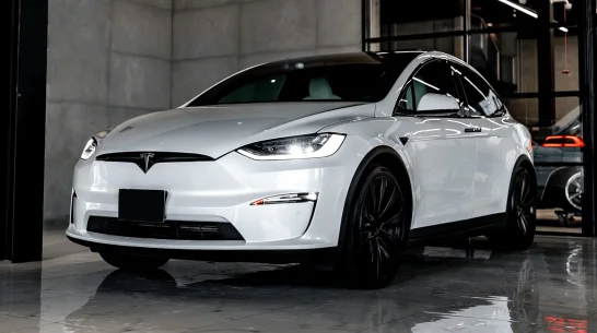 Tesla Model X Plaid White 2022