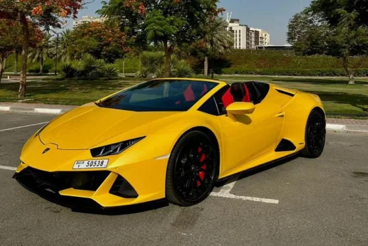 Lamborghini Huracan Evo Spyder Yellow 2022