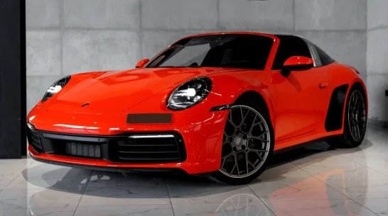 Porsche 911 Targa 4 Orange 2022