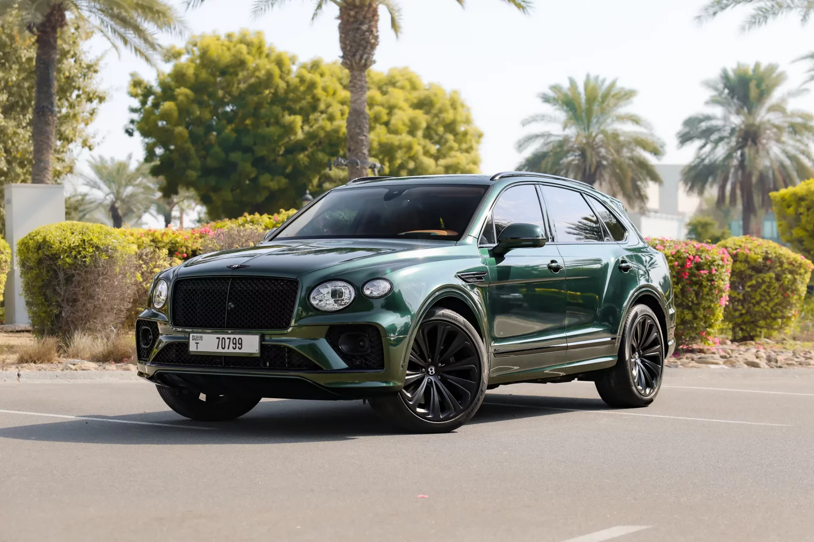 Rent Bentley Bentayga  Green 2021 in Dubai