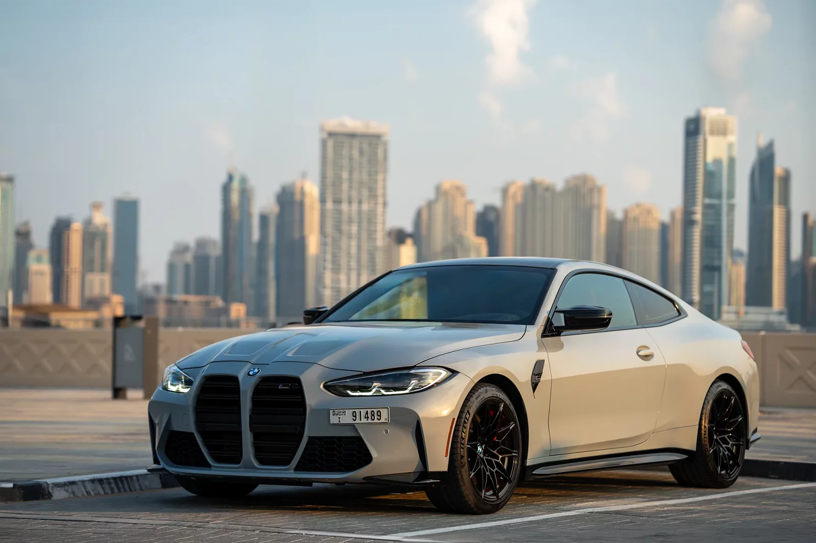 Rent BMW M4  Grey 2022 in Dubai