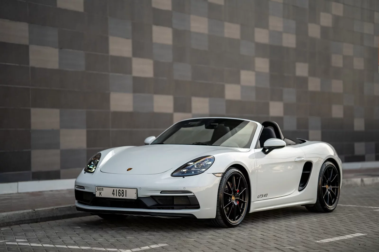 Rent Porsche Boxster GTS White 2022 in Dubai