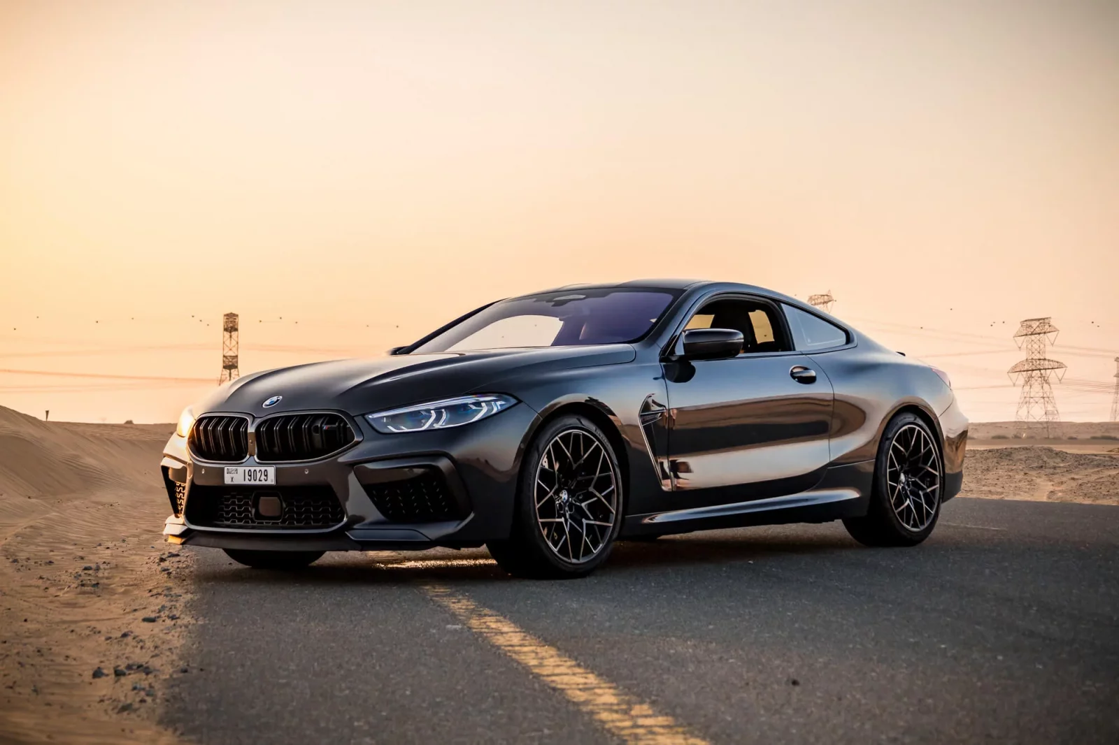 Rent BMW M8 Competition Grey 2022 in Dubai