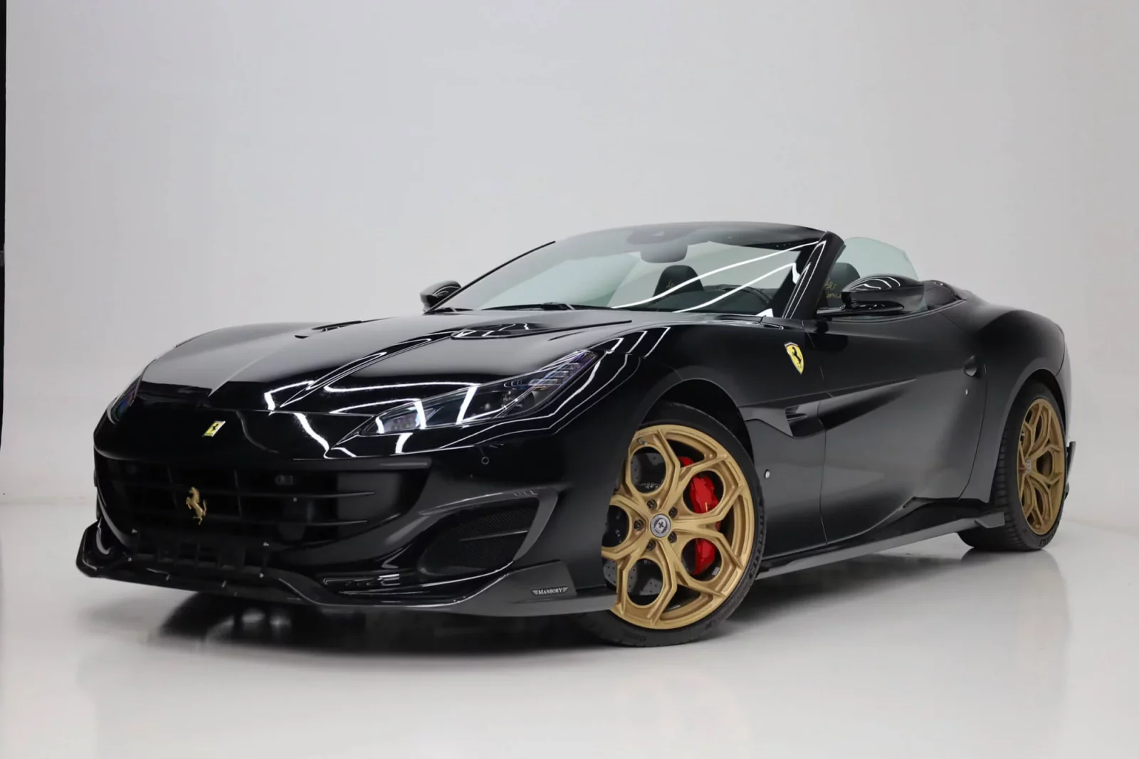 Rent Ferrari Portofino Mansory Black 2022 in Dubai