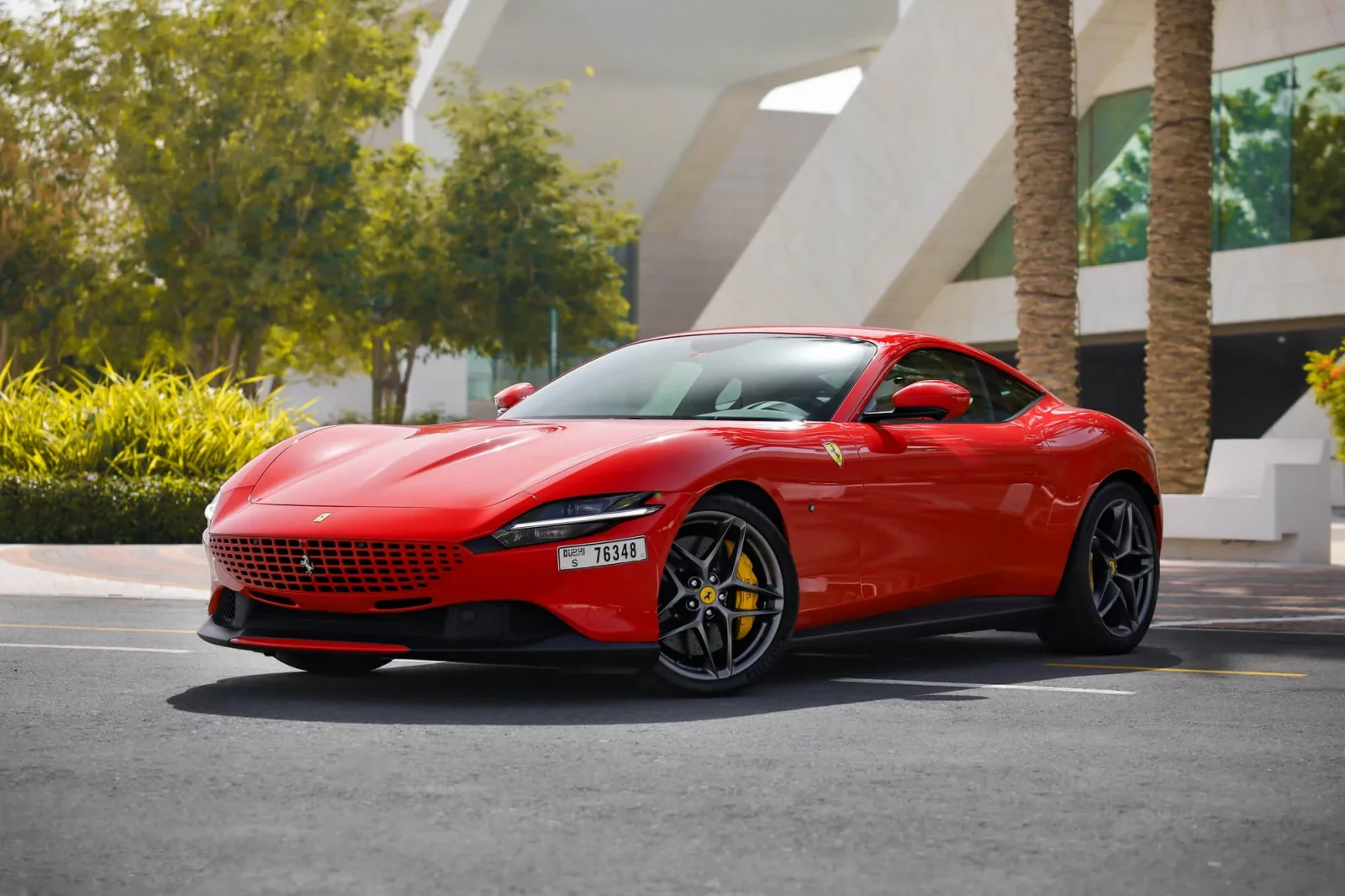 Rent Ferrari Roma  Red 2021 in Dubai