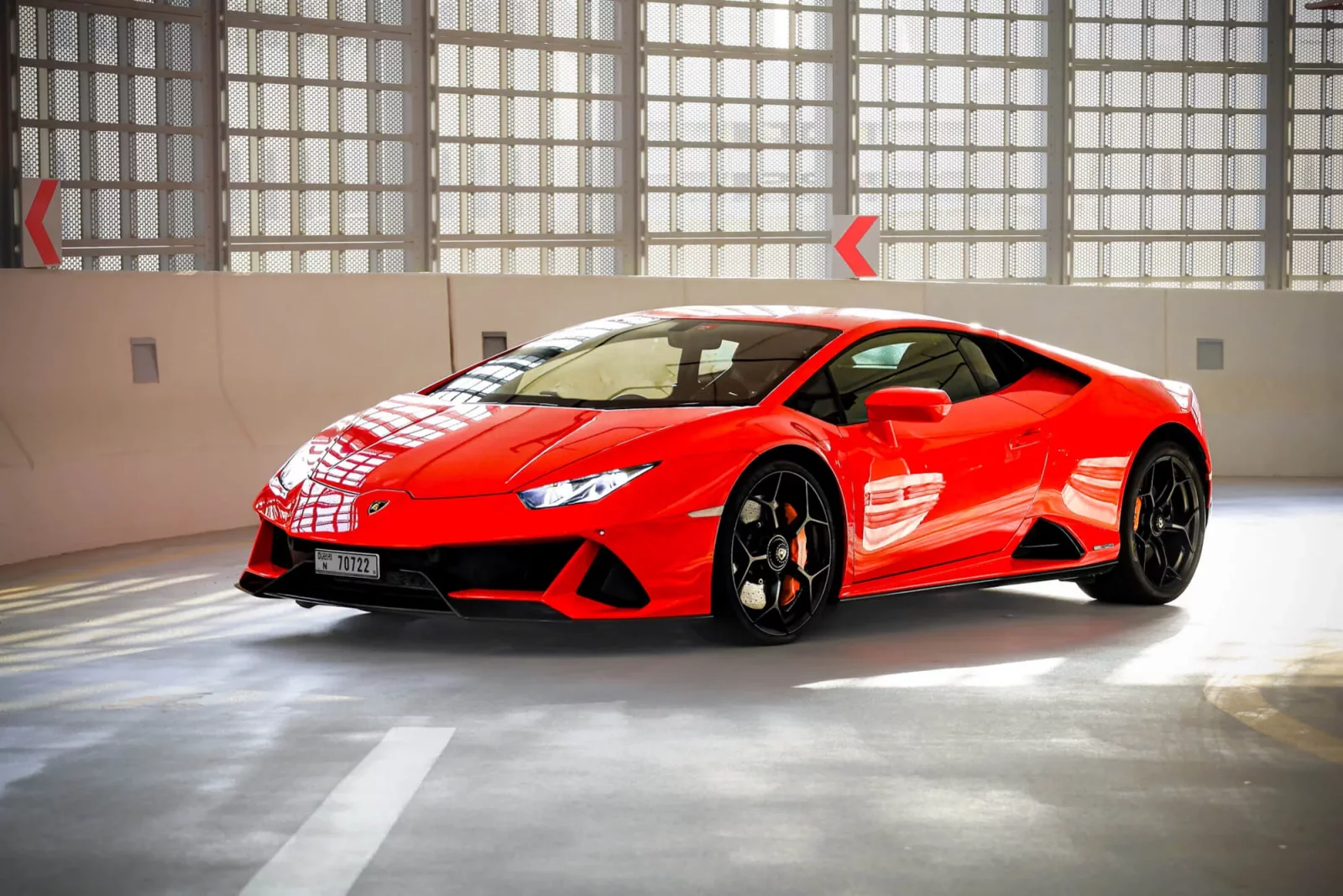 Rent Lamborghini Huracan EVO Orange 2020 in Dubai