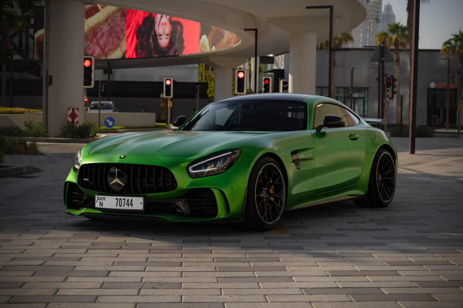 Rent Mercedes-Benz AMG GT R Green 2019 in Dubai