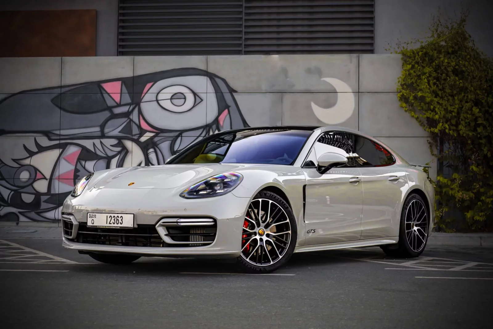 Rent Porsche Panamera GTS Grey 2023 in Dubai