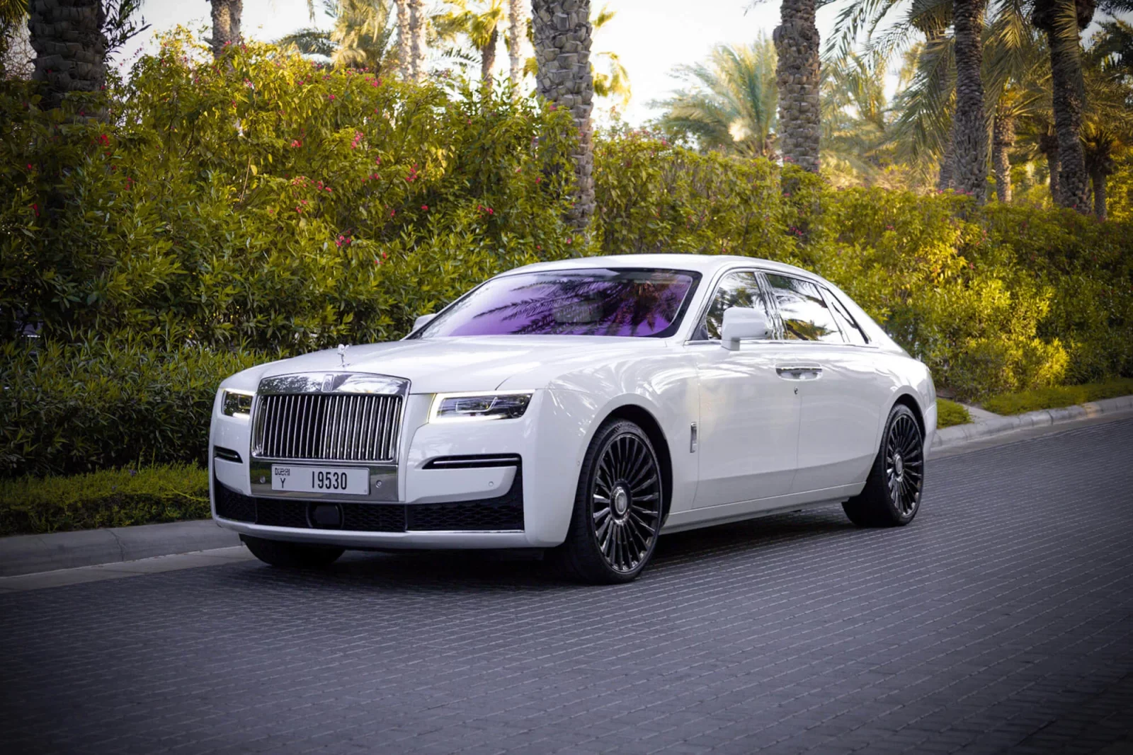 Rent Rolls-Royce Ghost  White 2021 in Dubai