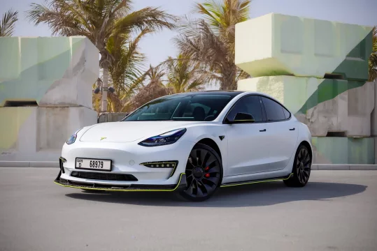 Tesla Model 3 Performance White 2023